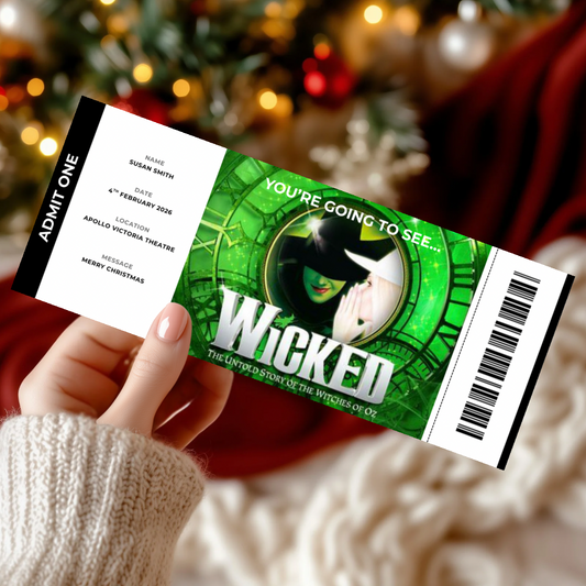 Personalised Event Surprise Ticket