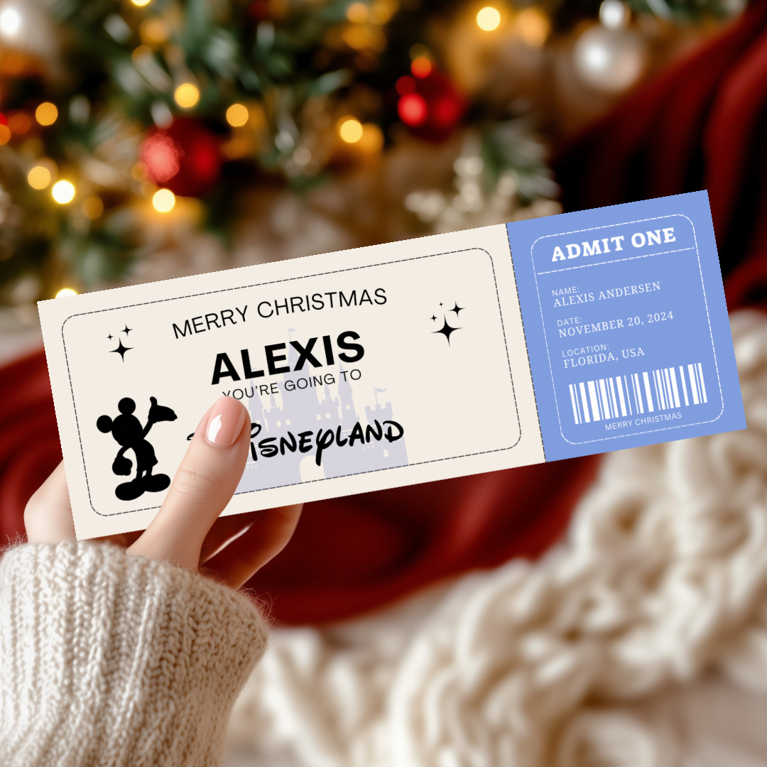 Personalised Disney  Surprise Ticket