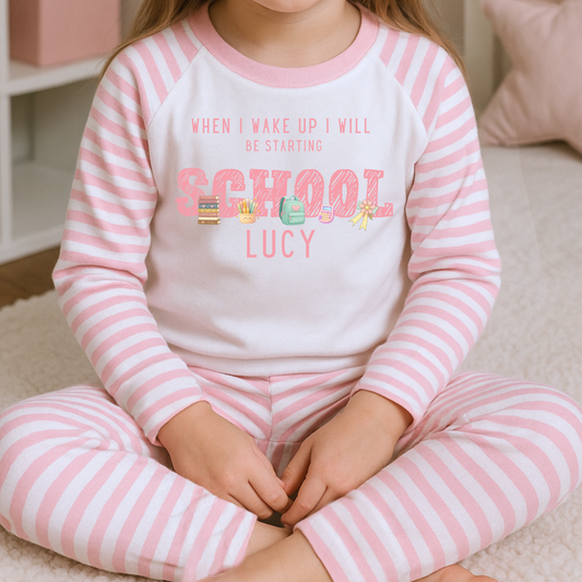 Personalised 1st Day at School Pyjamas - School Essentials