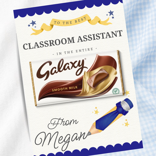 Personalised Classroom Assistant Galaxy Board - Blue