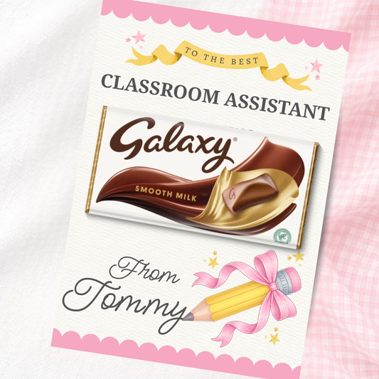 Personalised Classroom Assistant Galaxy Board - Pink