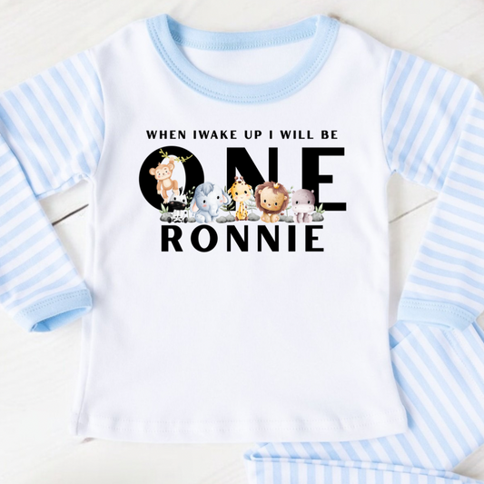 Boy’s Birthday Pyjamas - Safari