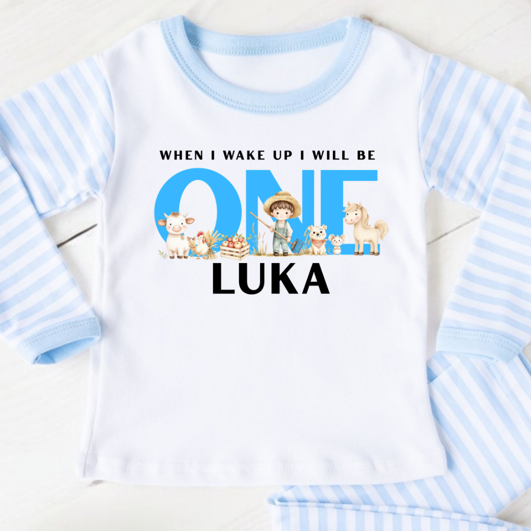 Boy’s Birthday Pyjamas - Little Farmer