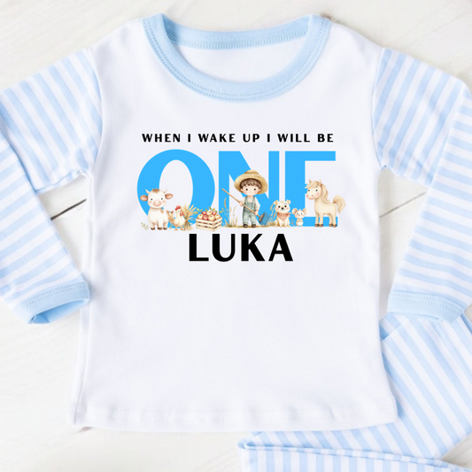 Boy’s Birthday Pyjamas - Little Farmer