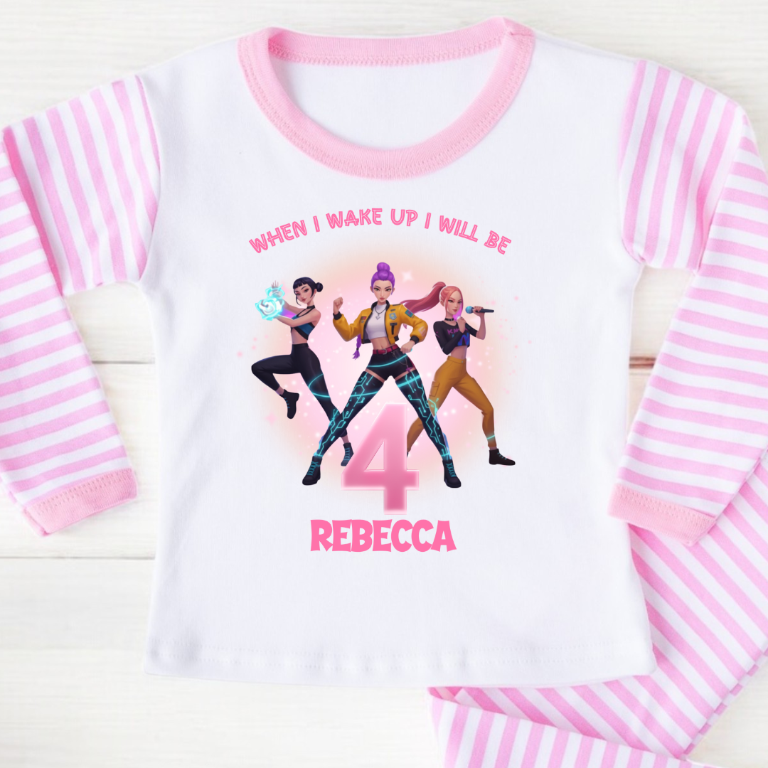 Personalised K-pop Pyjamas - When I wake up