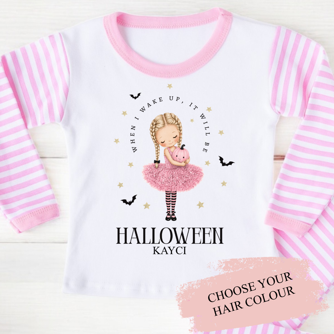 Pink Spooky Season PJs