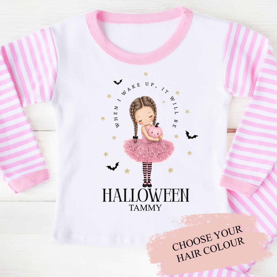 Pink Spooky Season PJs