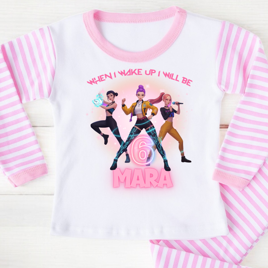 Personalised K-pop Pyjamas - When I wake up