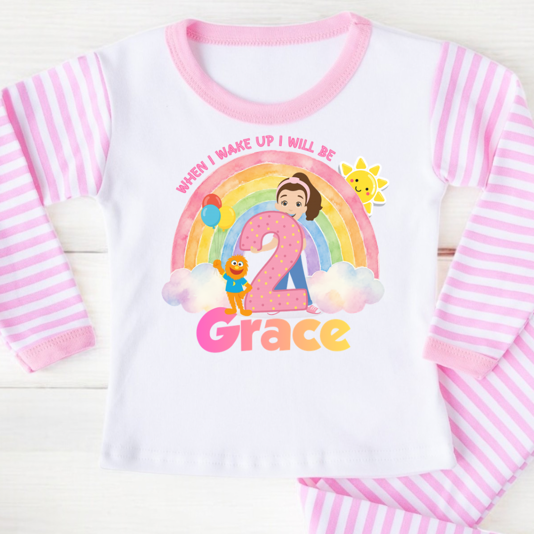 Personalised Birthday Pyjamas - Ms Rachel