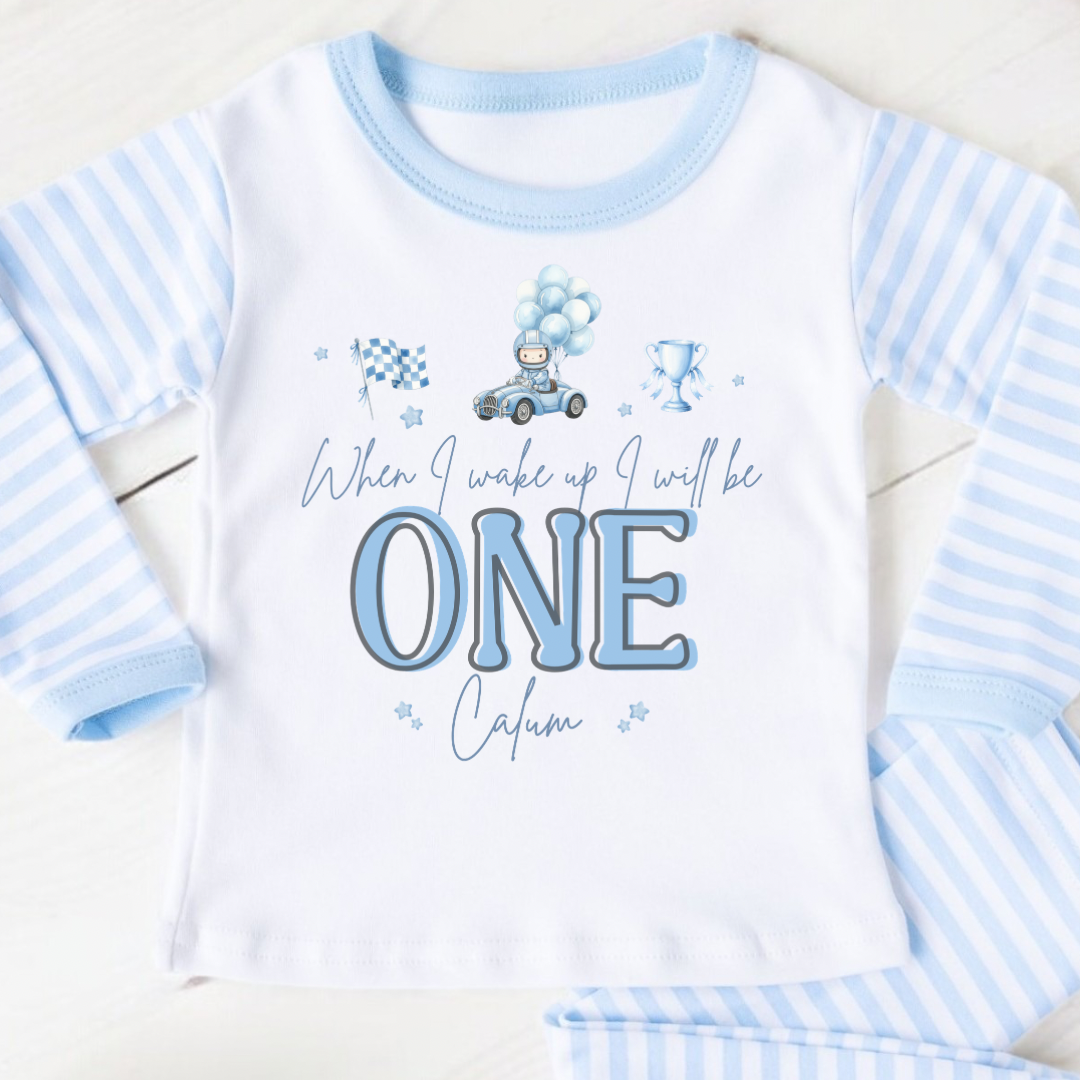 Personalised Birthday Pyjamas - Little Racer