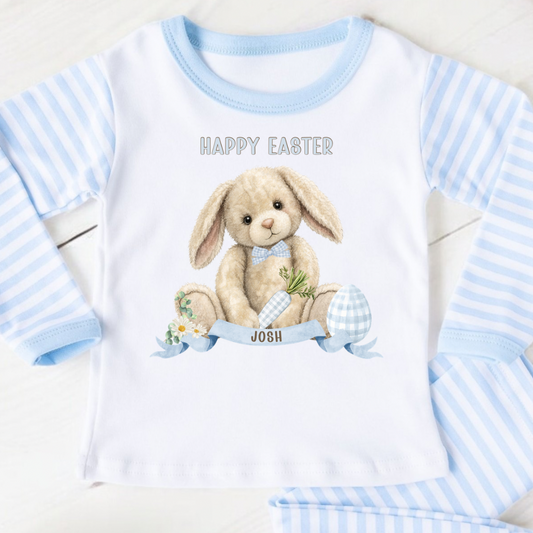 Kids Easter Pyjamas - Blue Bunny
